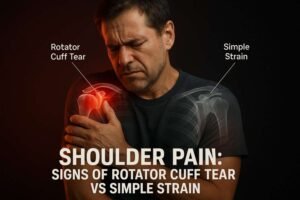 Shoulder Pain Signs of a Rotator Cuff Tear vs. a Simple Strain