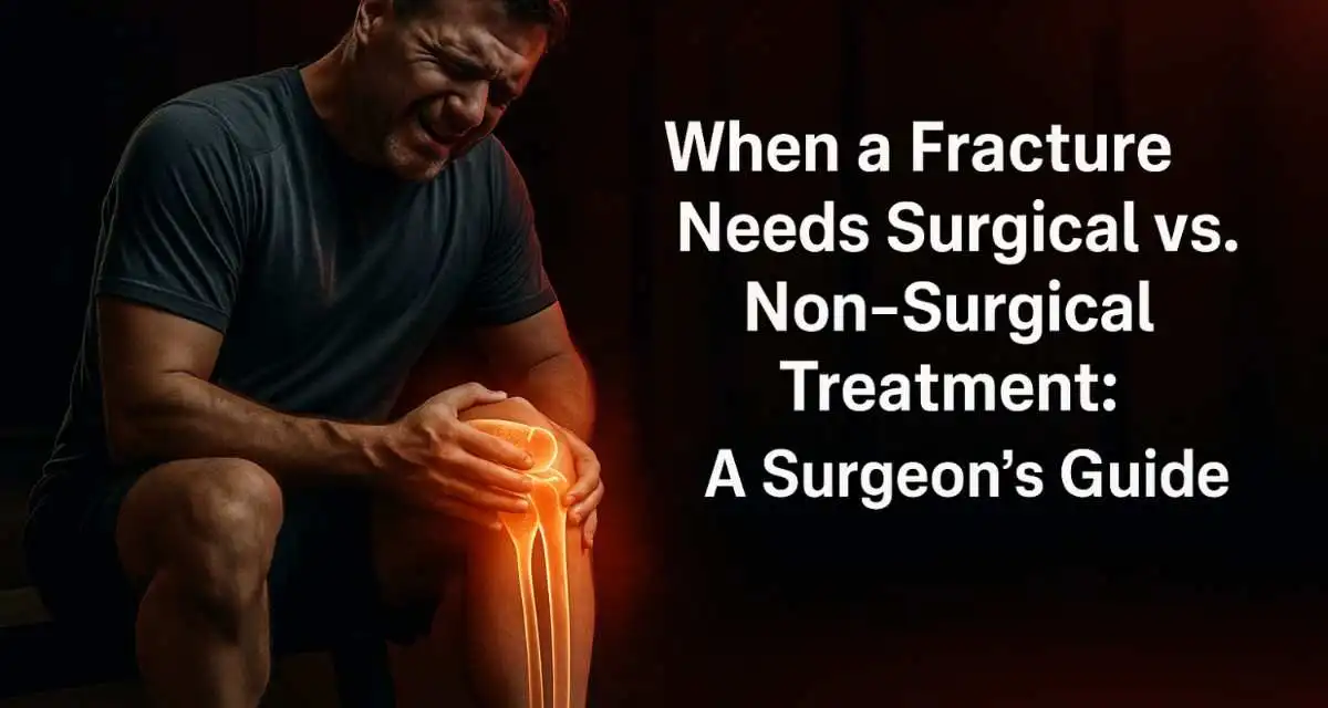 Fracture Needs Surgical vs. Non-Surgical Treatment
